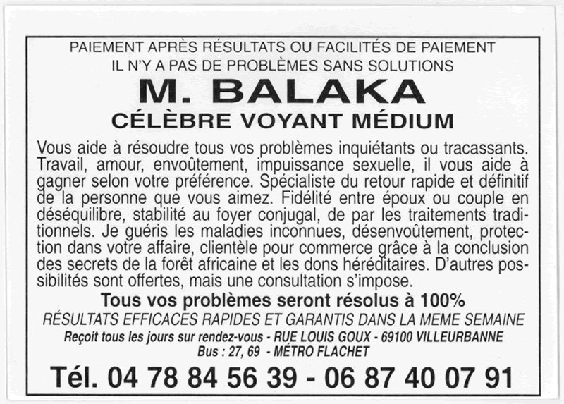 Cliquez pour voir la fiche dtaille de BALAKA