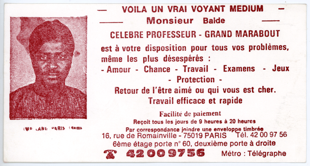 Monsieur Balde, Paris
