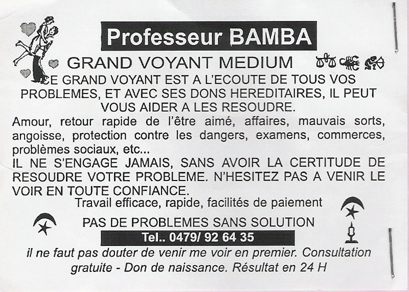 Cliquez pour voir la fiche dtaille de BAMBA