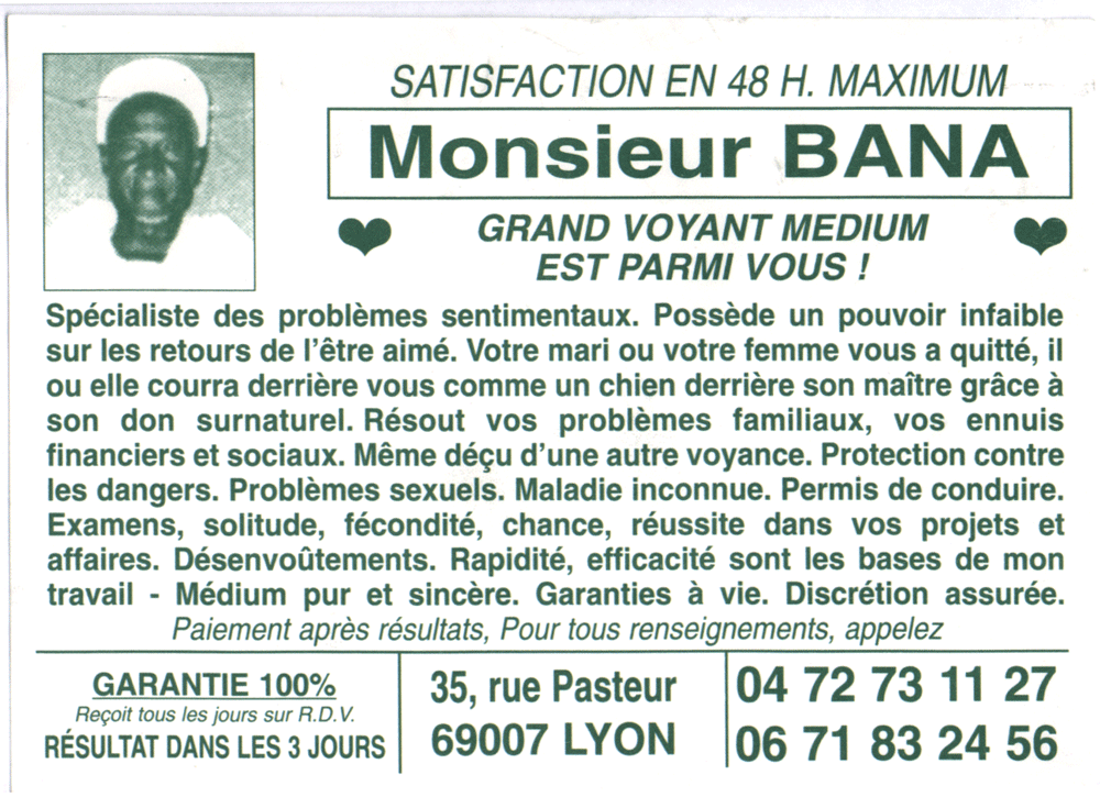 Cliquez pour voir la fiche détaillée de BANA