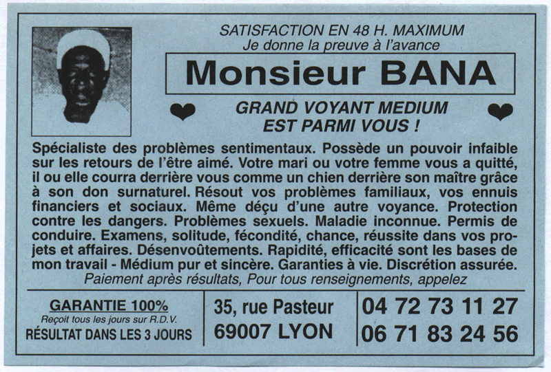 Monsieur BANA, Lyon