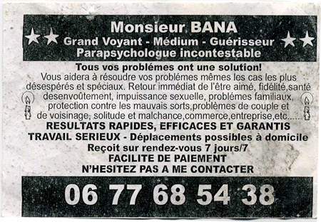 Monsieur BANA, Rouen