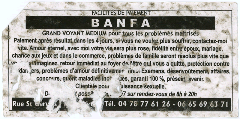 Cliquez pour voir la fiche dtaille de BANFA