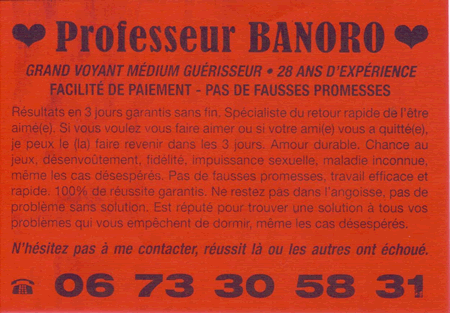 Cliquez pour voir la fiche dtaille de BANORO