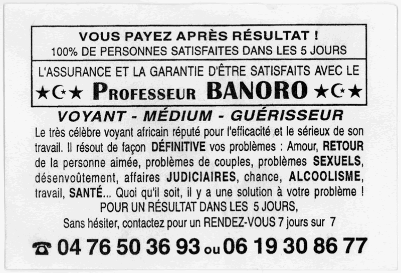 Professeur BANORO, Grenoble