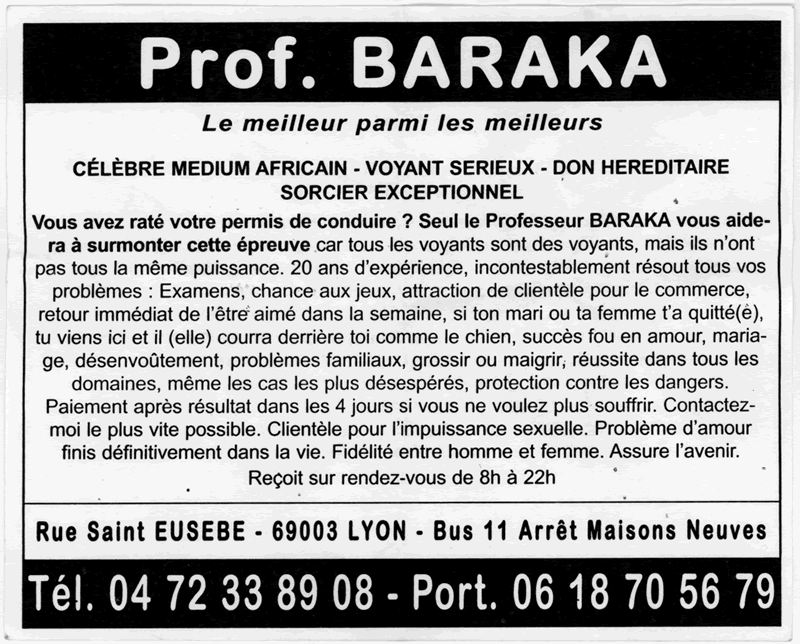 Cliquez pour voir la fiche dtaille de BARAKA