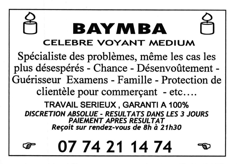 Cliquez pour voir la fiche dtaille de BAYMBA