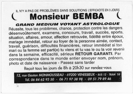 Cliquez pour voir la fiche dtaille de BEMBA