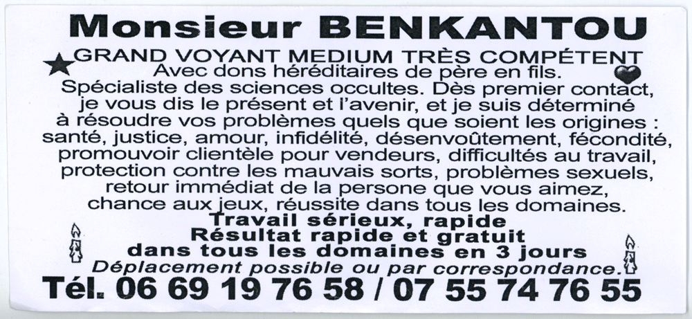 Monsieur BENKANTOU, Rouen