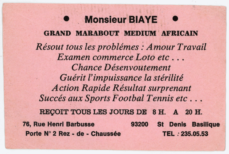 Cliquez pour voir la fiche détaillée de BIAYE