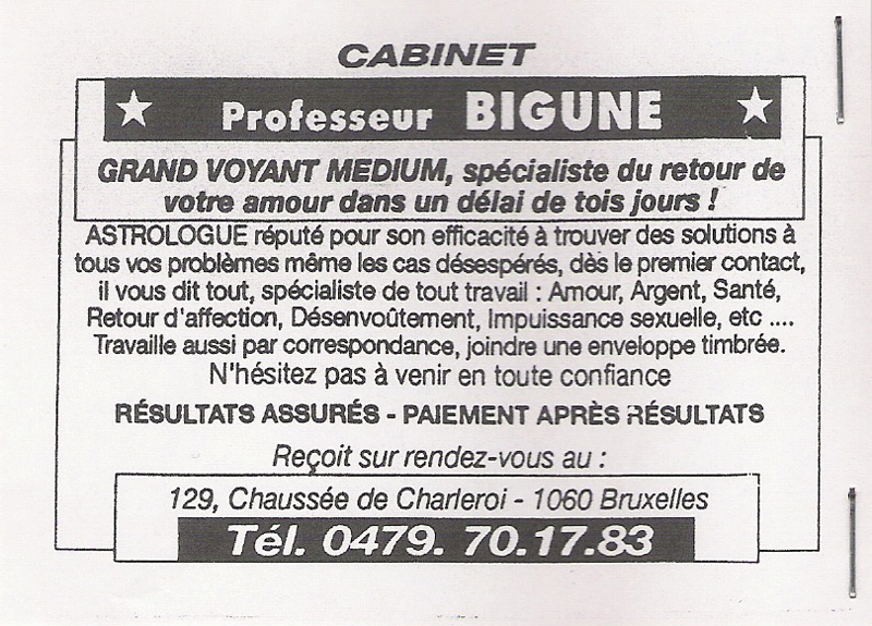 Cliquez pour voir la fiche dtaille de BIGUNE