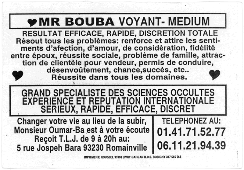 Cliquez pour voir la fiche dtaille de BOUBA