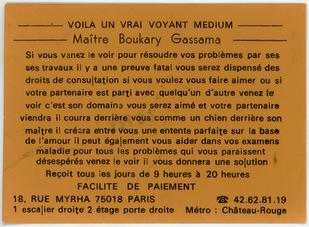 Maître Boukary Gassama, Paris