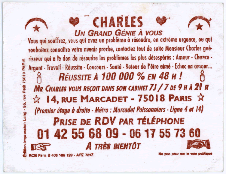  CHARLES, Paris