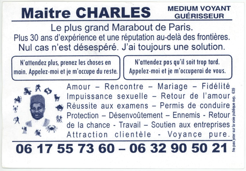 Maître CHARLES, Paris