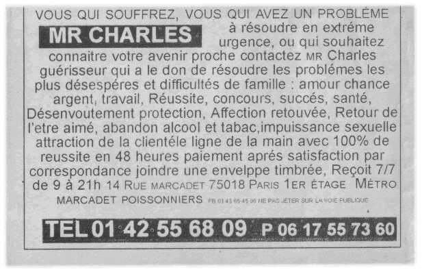 Cliquez pour voir la fiche dtaille de CHARLES