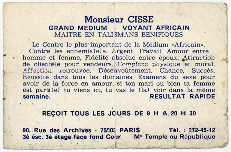 Cliquez pour voir la fiche détaillée de CISSE