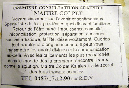 Cliquez pour voir la fiche dtaille de COLPET