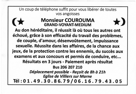 Cliquez pour voir la fiche dtaille de COUROUMA