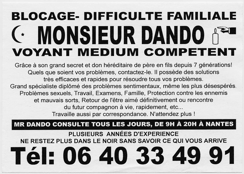 Monsieur DANDO, Loire Atlantique