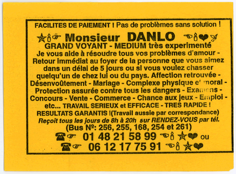 Monsieur DANLO, Seine St Denis