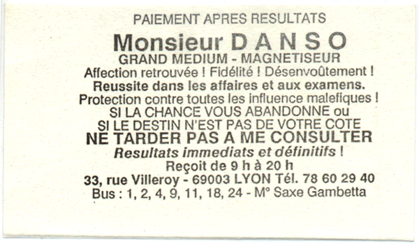 Cliquez pour voir la fiche dtaille de DANSO