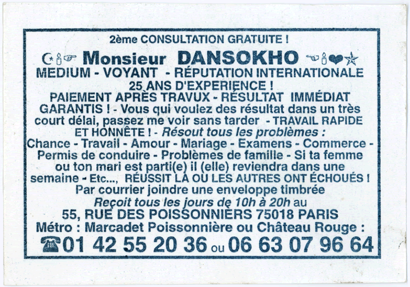 Cliquez pour voir la fiche dtaille de DANSOKHO