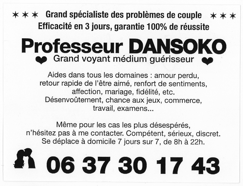 Cliquez pour voir la fiche dtaille de DANSOKO