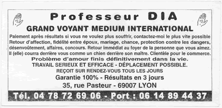 Professeur DIA, Lyon