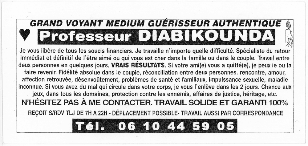 Cliquez pour voir la fiche dtaille de DIABIKOUNDA