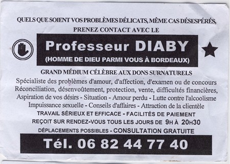 Professeur DIABY, Bordeaux