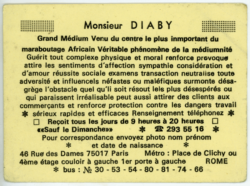 Cliquez pour voir la fiche détaillée de DIABY