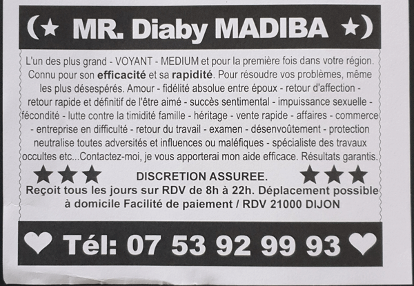 Monsieur Diaby MADIBA, Dijon