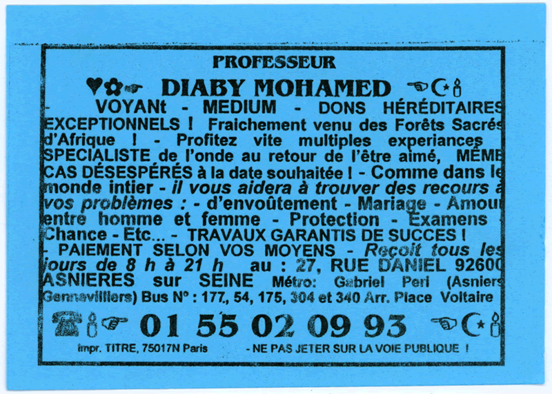 Cliquez pour voir la fiche dtaille de DIABY MOHAMED