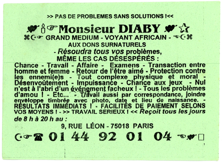 Monsieur DIABY, Paris