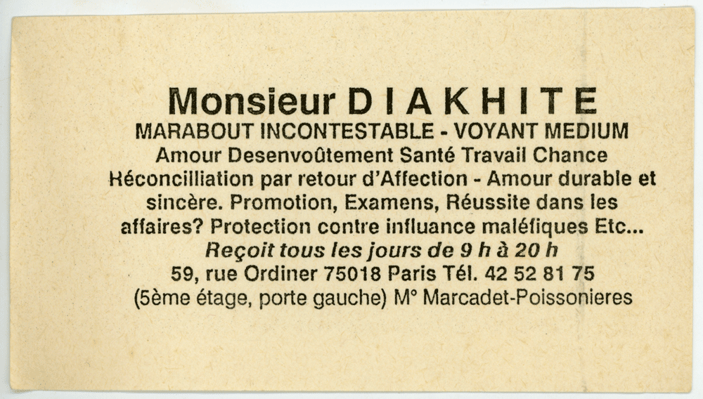Monsieur DIAKHITE, Paris