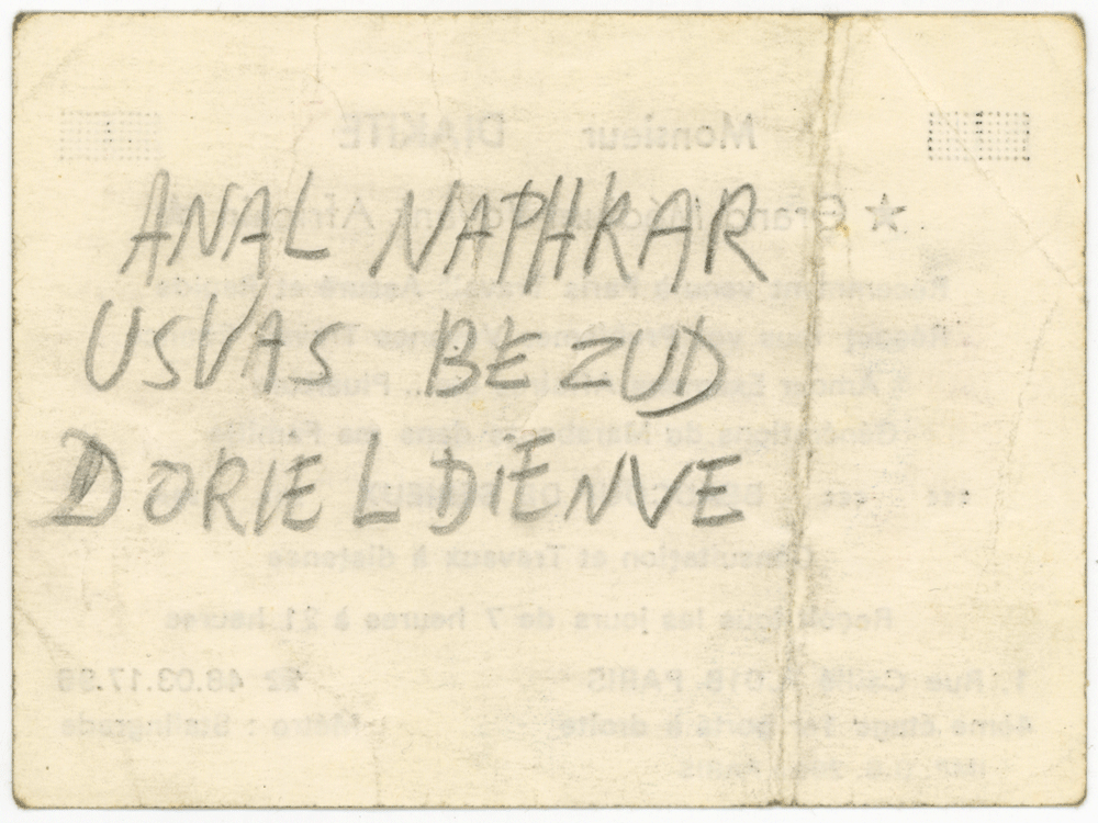 Monsieur DIAKITE, Paris