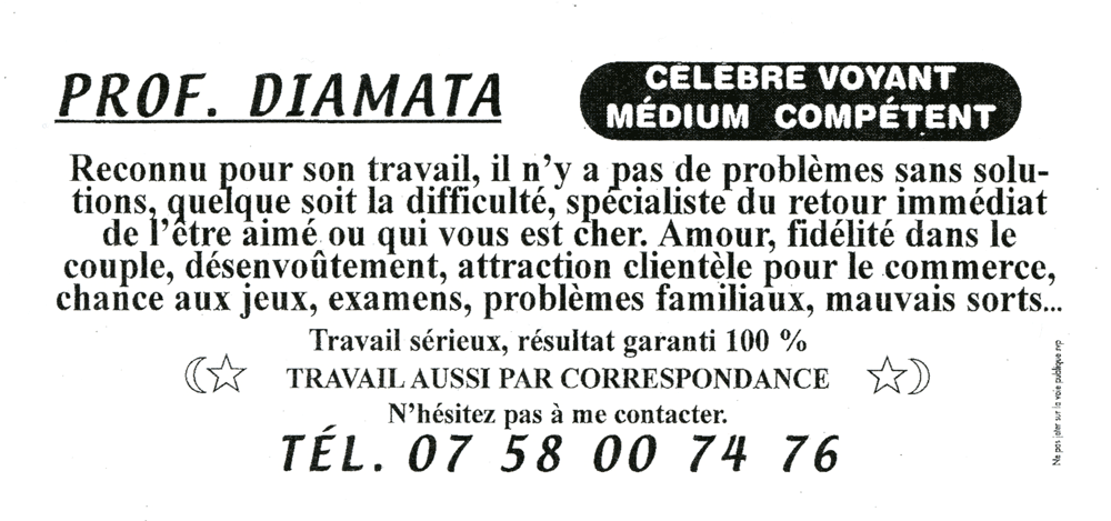 Cliquez pour voir la fiche détaillée de DIAMATA