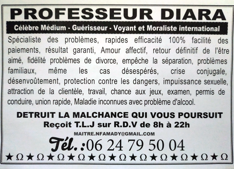 Professeur DIARA, (indtermin)