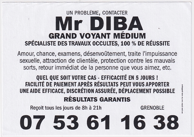Monsieur DIBA, Grenoble