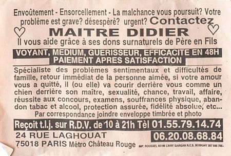 Matre DIDIER, Paris