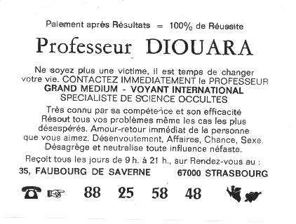 Professeur DIOUARA, Strasbourg