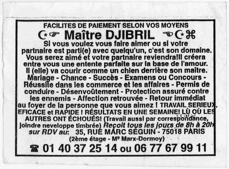 Matre DJIBRIL, Paris