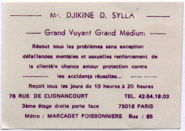 Cliquez pour voir la fiche dtaille de DJIKINE D. SYLLA