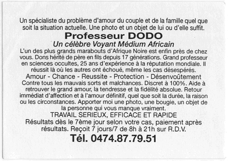 Cliquez pour voir la fiche dtaille de DODO