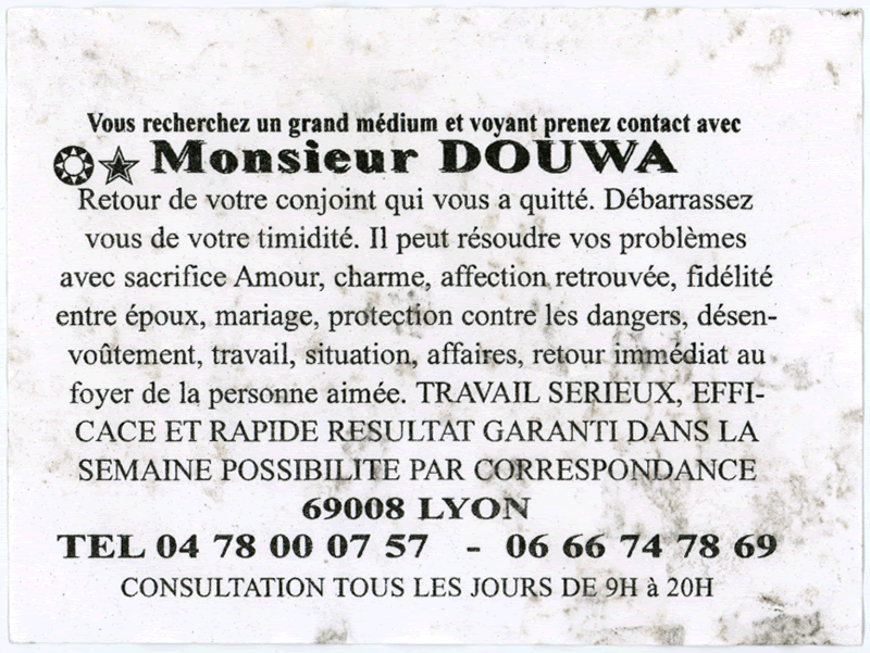 Monsieur DOUWA, Lyon