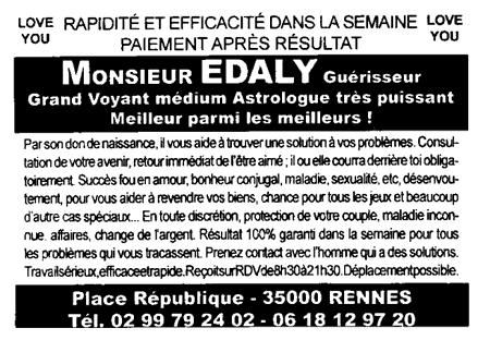 Cliquez pour voir la fiche dtaille de EDALY