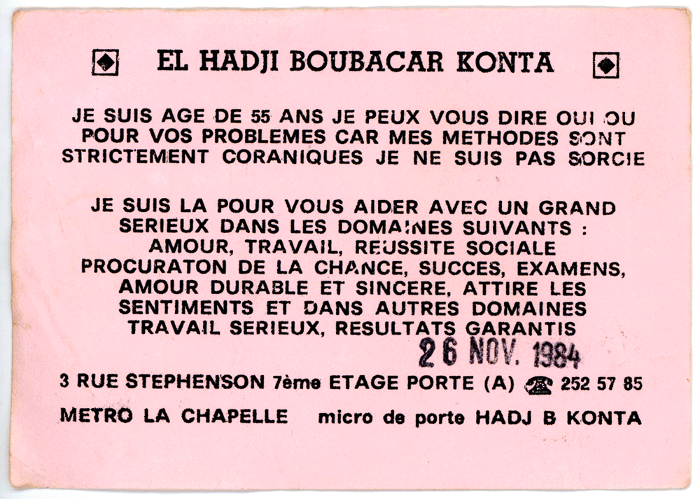  EL HADJI BOUBACAR KONTA, Paris