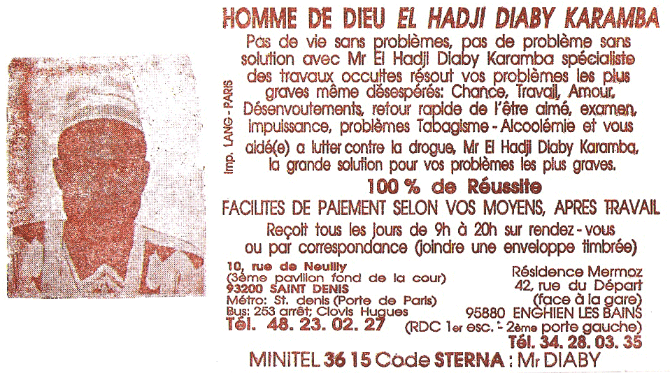 Cliquez pour voir la fiche détaillée de EL HADJI DIABY KARAMBA