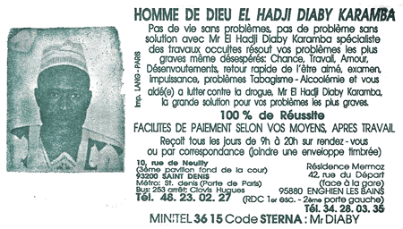  EL HADJI DIABY KARAMBA, Seine St Denis